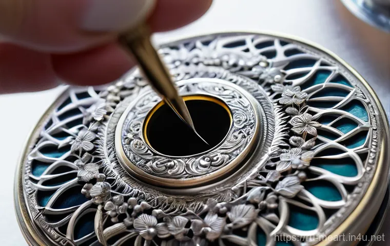 금속공예와 시계 제작 - **Prompt: The Symphony of Time**
    A meticulous watchmaker, wearing a pristine white lab coat over...