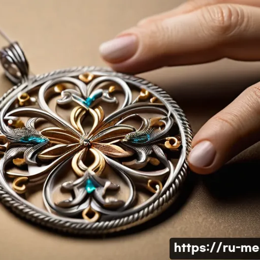 금속공예 재료 선택법 - **Prompt:** A close-up, high-detail shot of a master jeweler's hands meticulously crafting an intric...